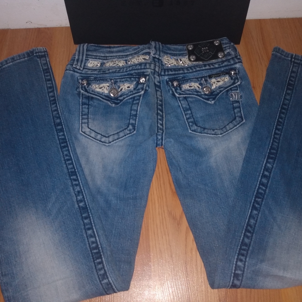 Miss Me Boot Cut Jeans Youth Size 14